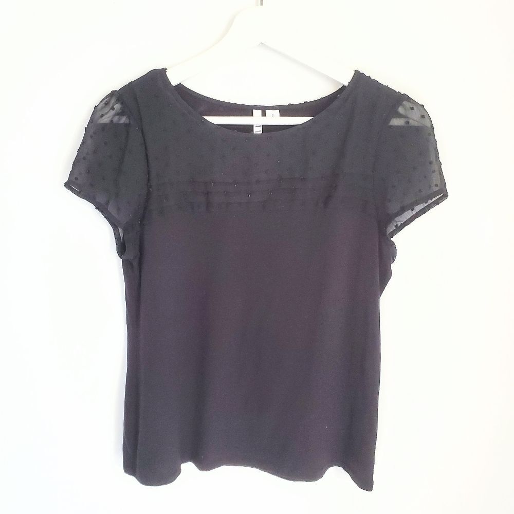 Elle Black Top Size S
